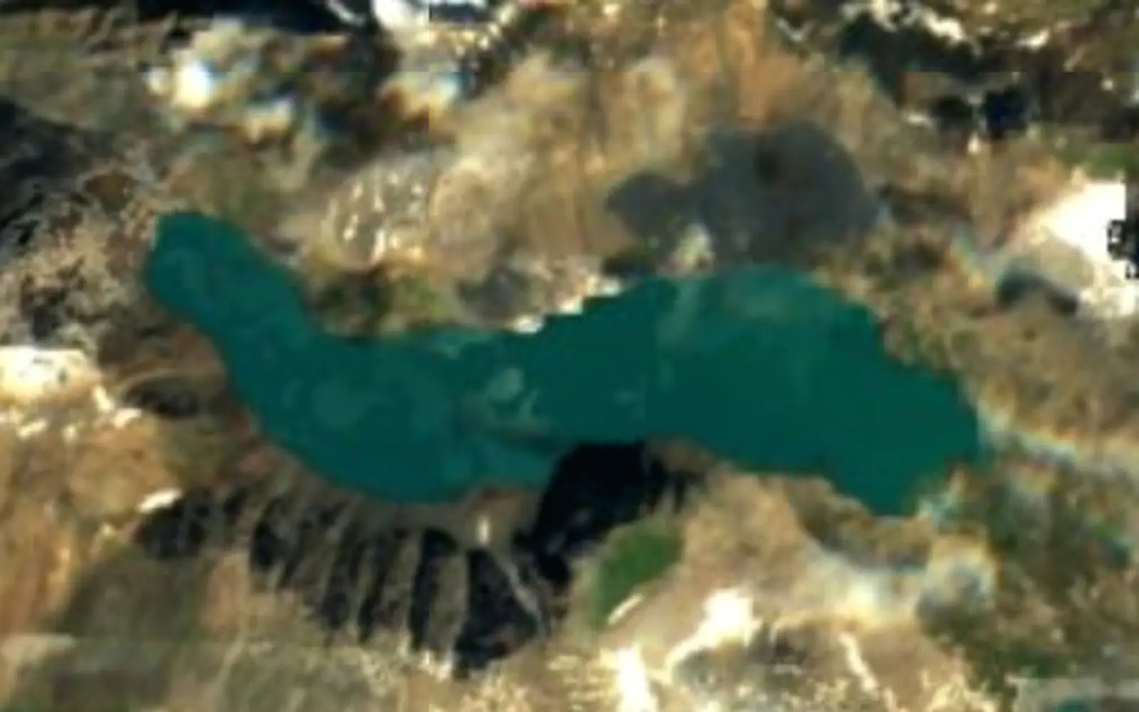 Ala-Kul seen from space (Sentinel-2)