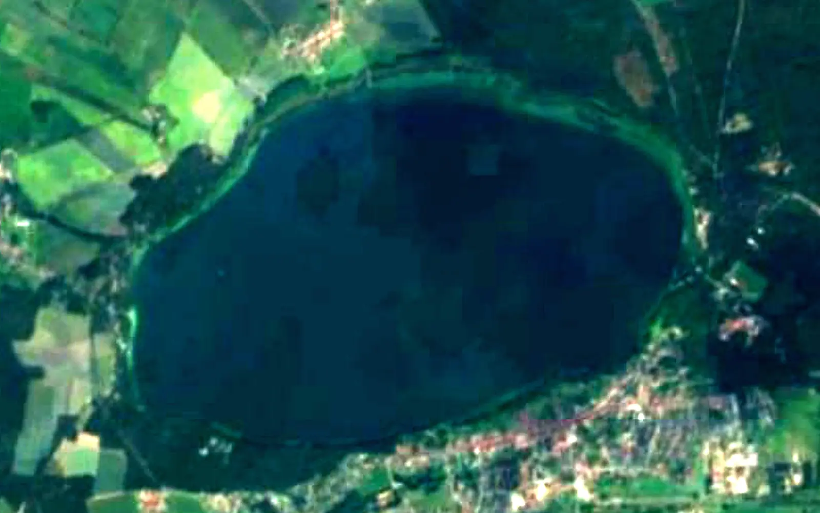 Arendsee seen from space (Sentinel-2)