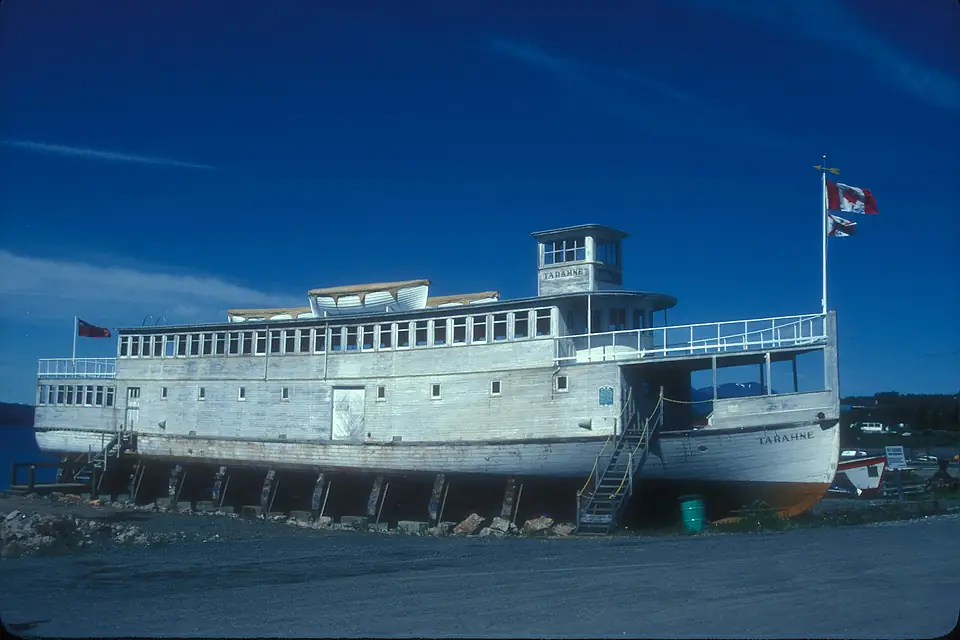 MV TARAHNE, ATLIN, BRITISH COLUMBIA