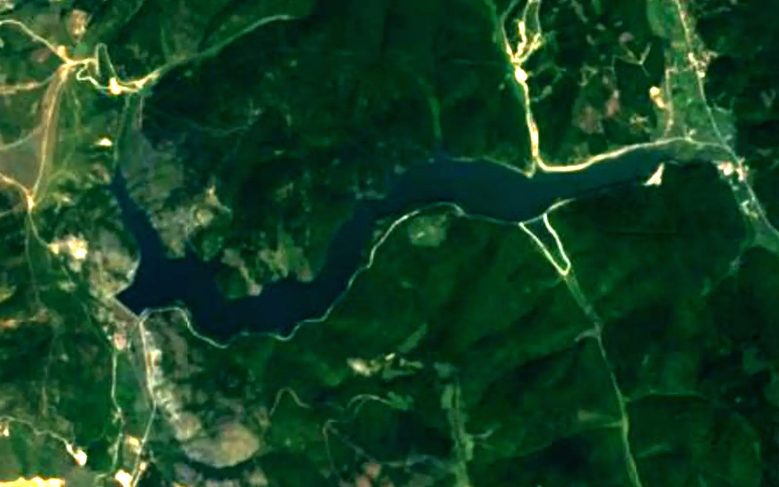 Badoc Lake seen from space (Sentinel-2)