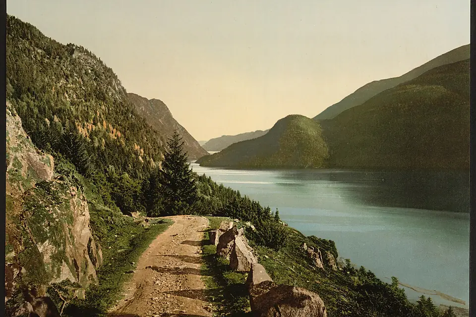 Bandak Lake from Dalen, Telemarken (i.e, Telemark), Norway-LCCN2001700751