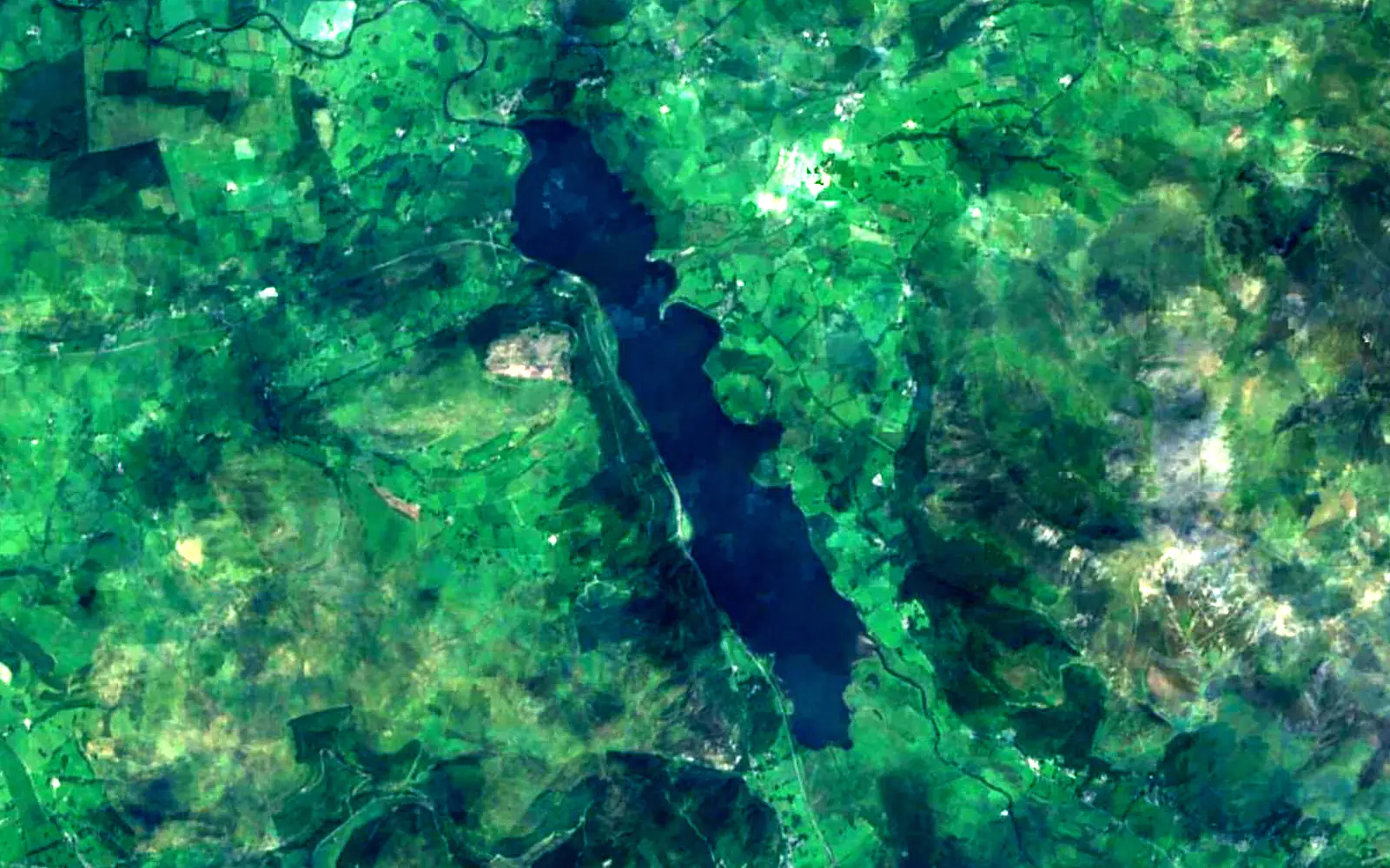 Bassenthwaite Lake seen from space (Sentinel-2)
