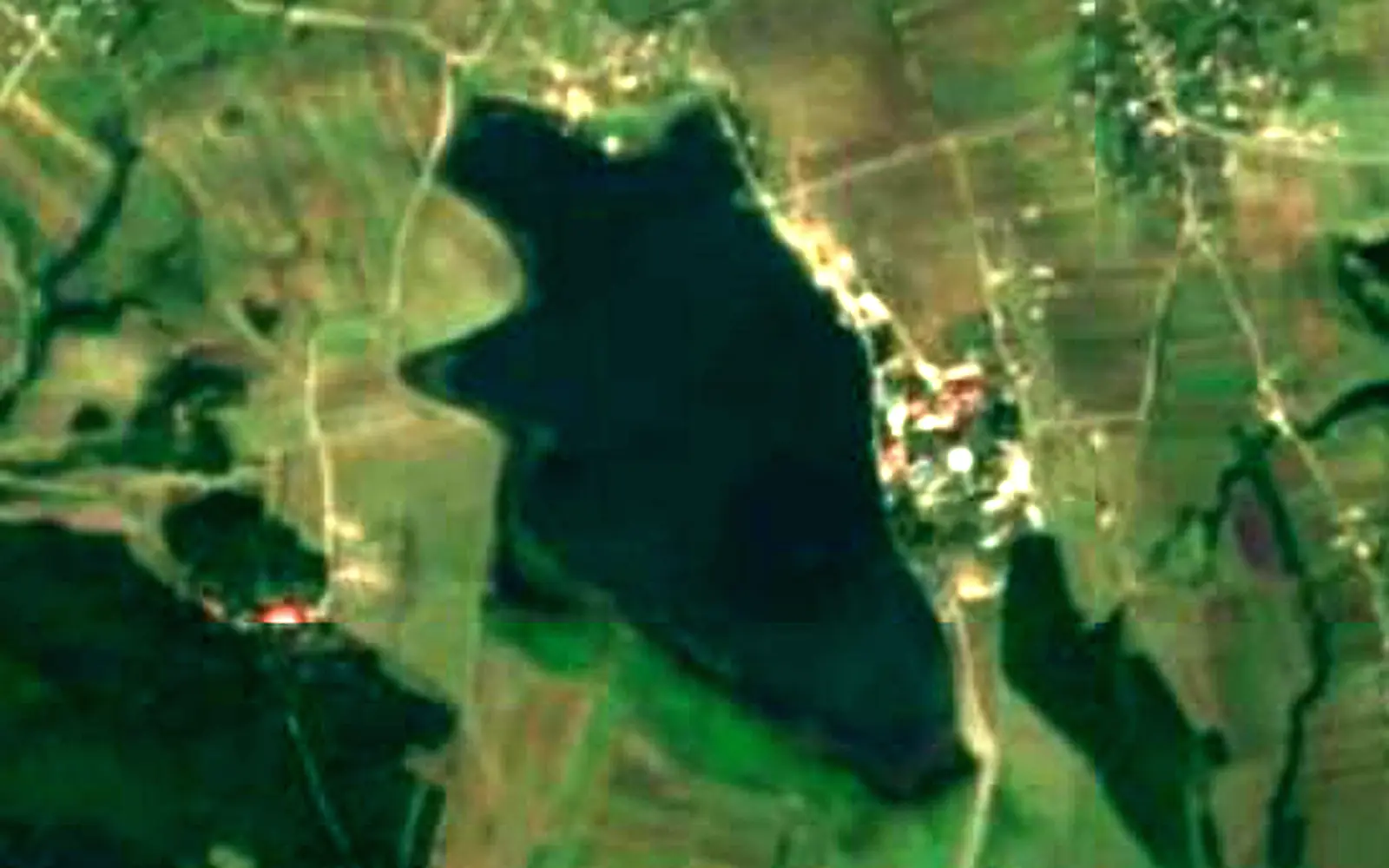 Bazaleti Lake seen from space (Sentinel-2)