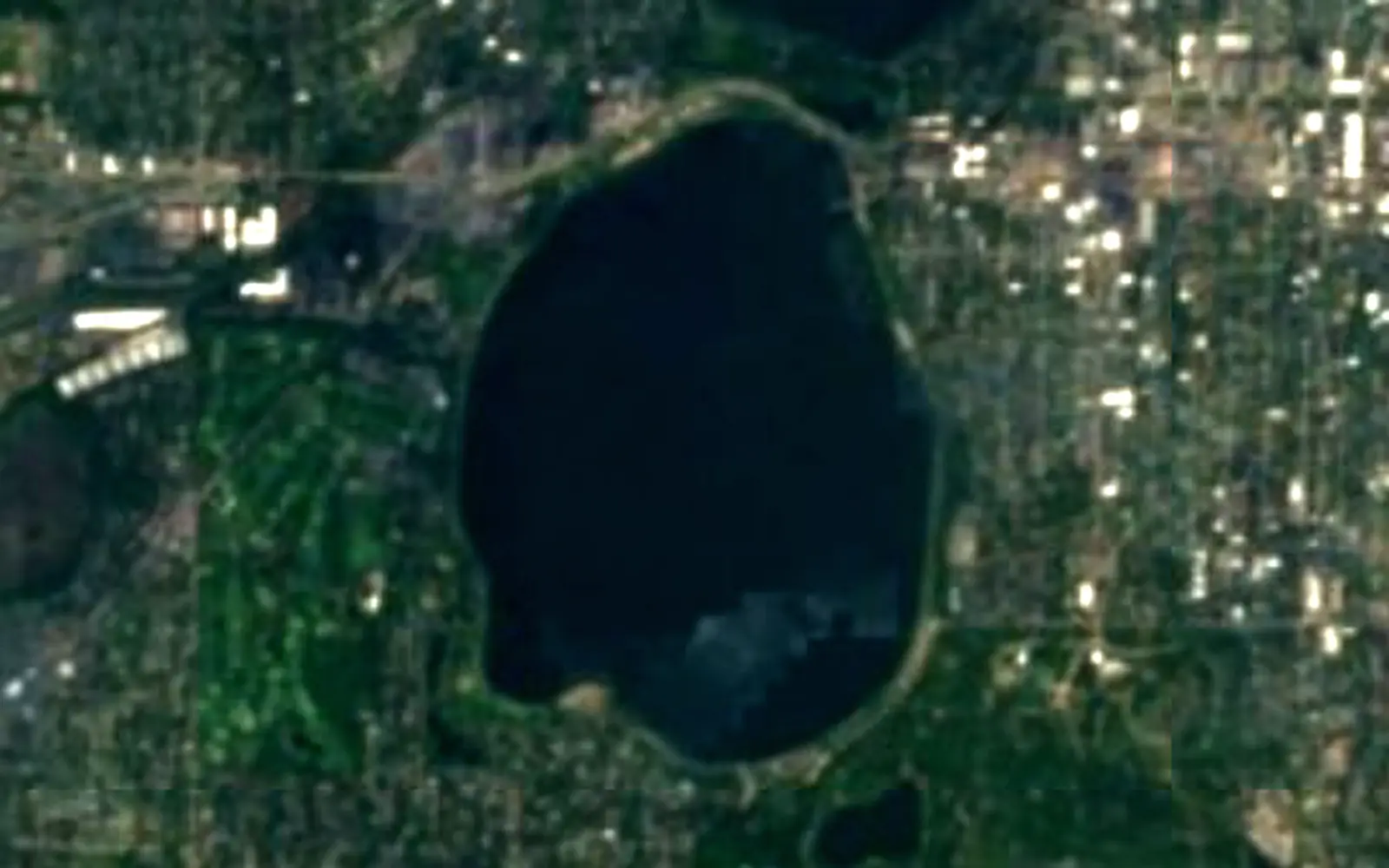 Bde Maka Ska seen from space (Sentinel-2)