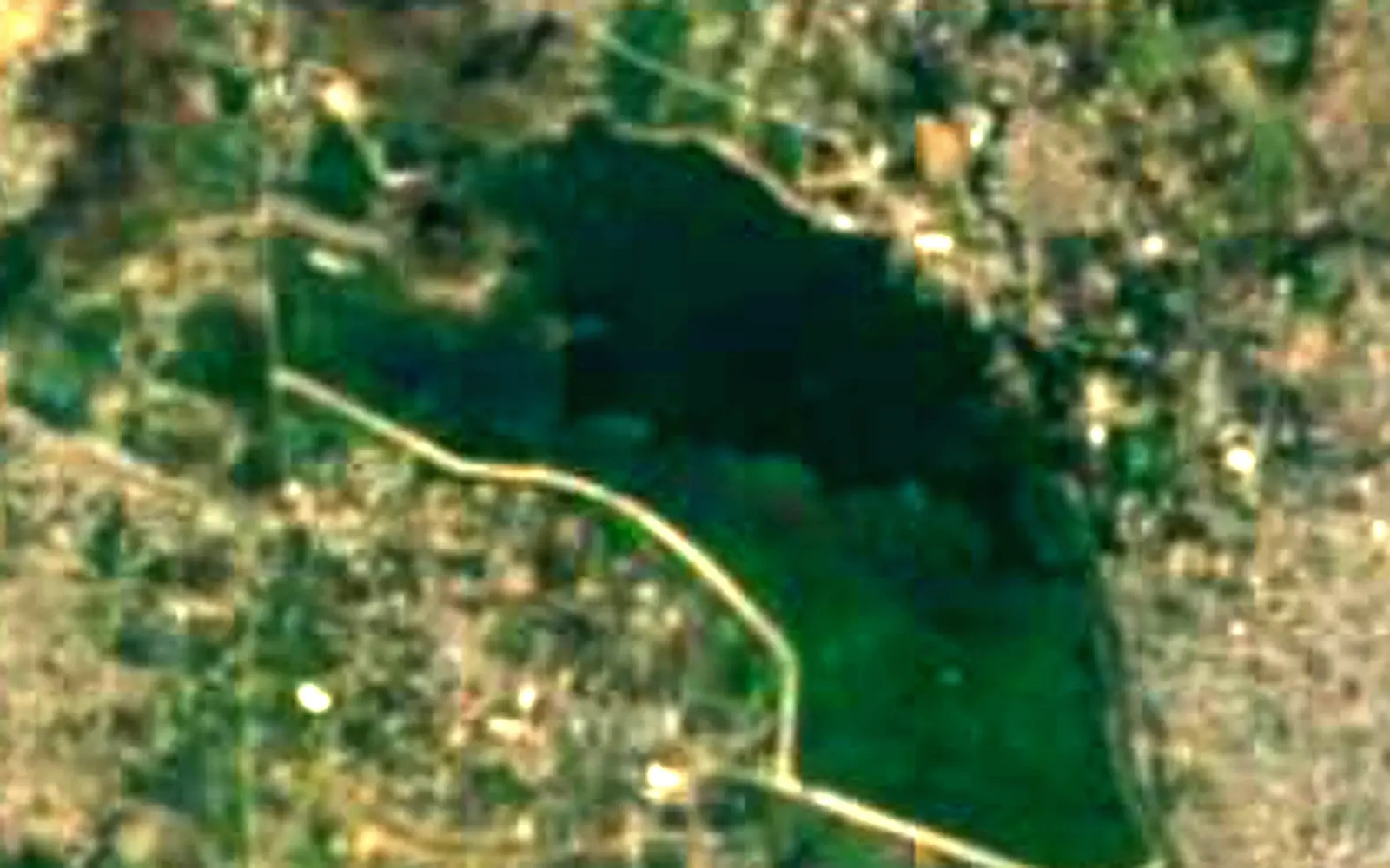 Bhadrakali Lake seen from space (Sentinel-2)