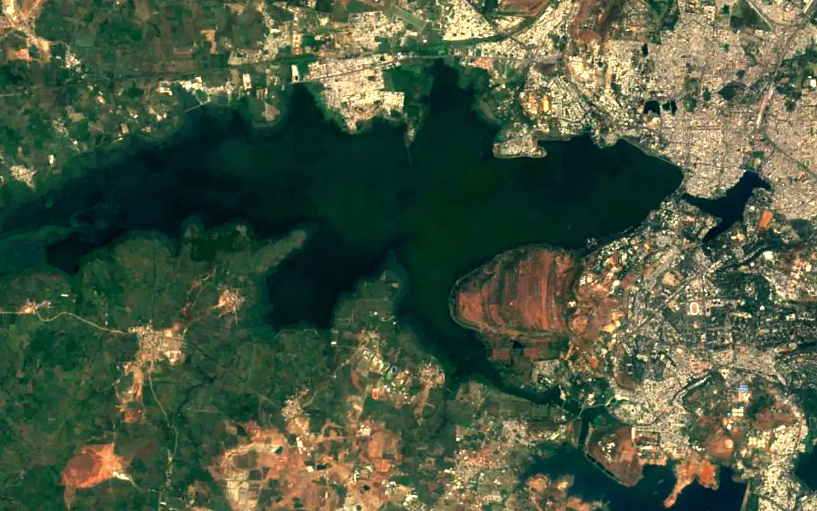Bhojtal seen from space (Sentinel-2)