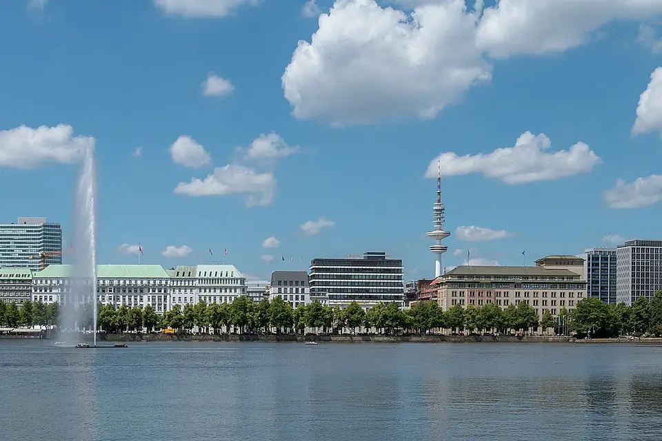 An der Binnenalster (Hamburg, 2019)