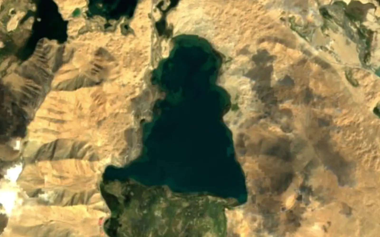 Black Lake seen from space (Sentinel-2)