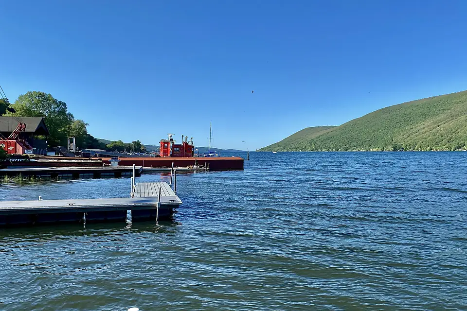 Canandaigua Lake at Woodville State Boat Launch, South Bristol, New York - 20210610 - 01