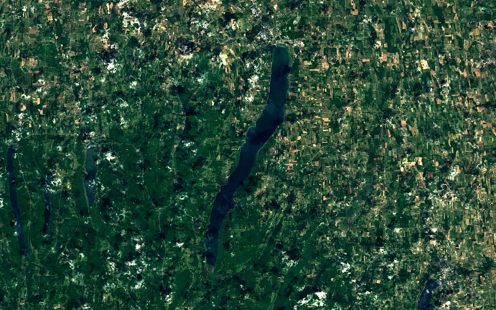 Canandaigua Lake seen from space (Sentinel-2)