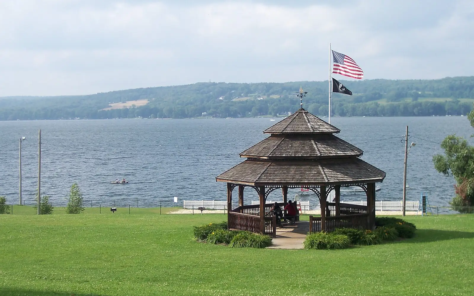 Chautauqua Lake at Lakewood, New York, July 2008