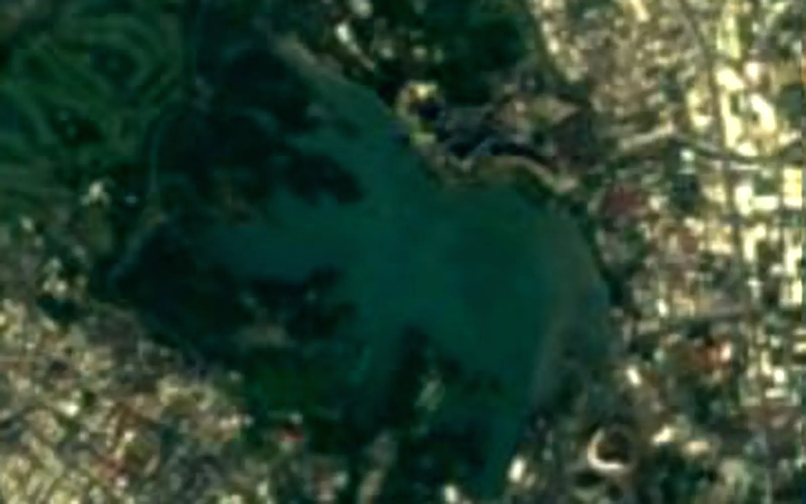 Chengcing Lake seen from space (Sentinel-2)