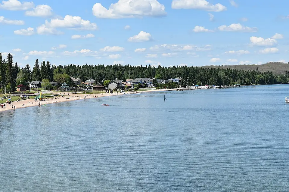 Cold Lake featuring Kinosoo Beach