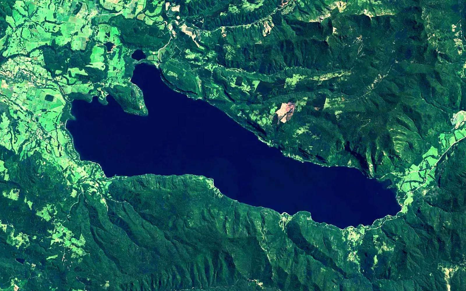 Colico Lake seen from space (Sentinel-2)