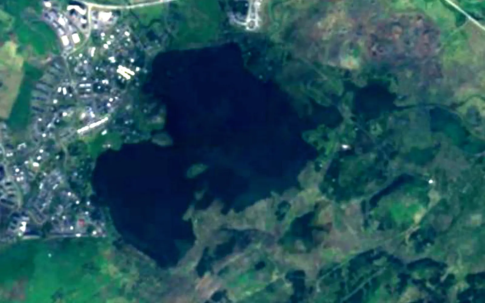 Elliðavatn seen from space (Sentinel-2)