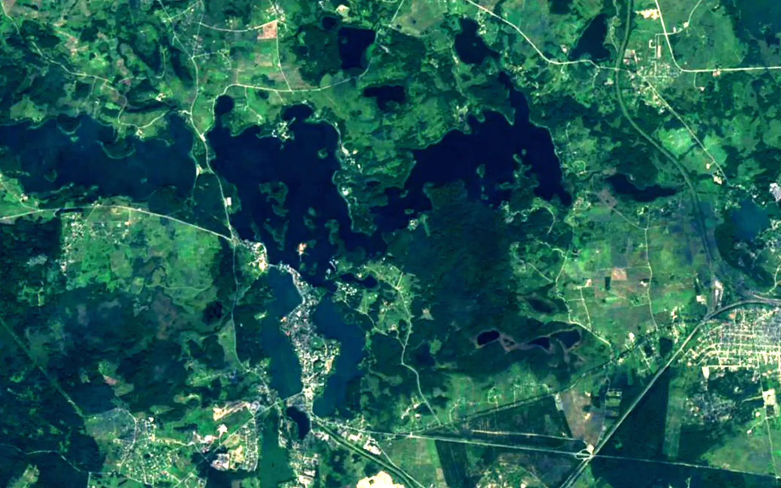 Galvė seen from space (Sentinel-2)