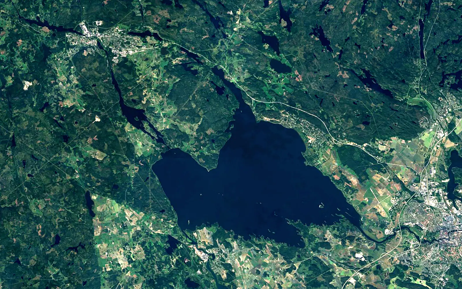 Glan seen from space (Sentinel-2)