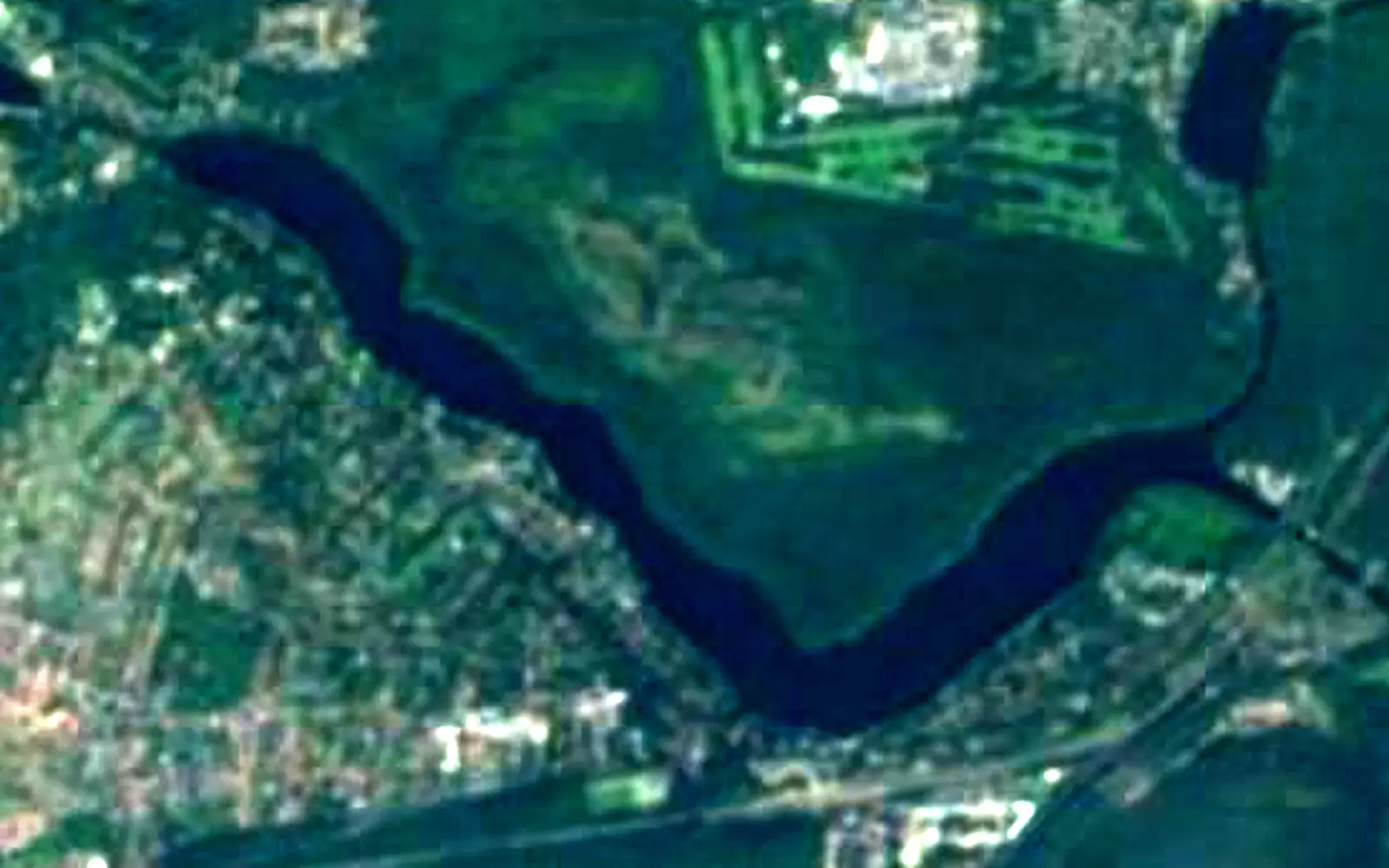 Griebnitzsee seen from space (Sentinel-2)