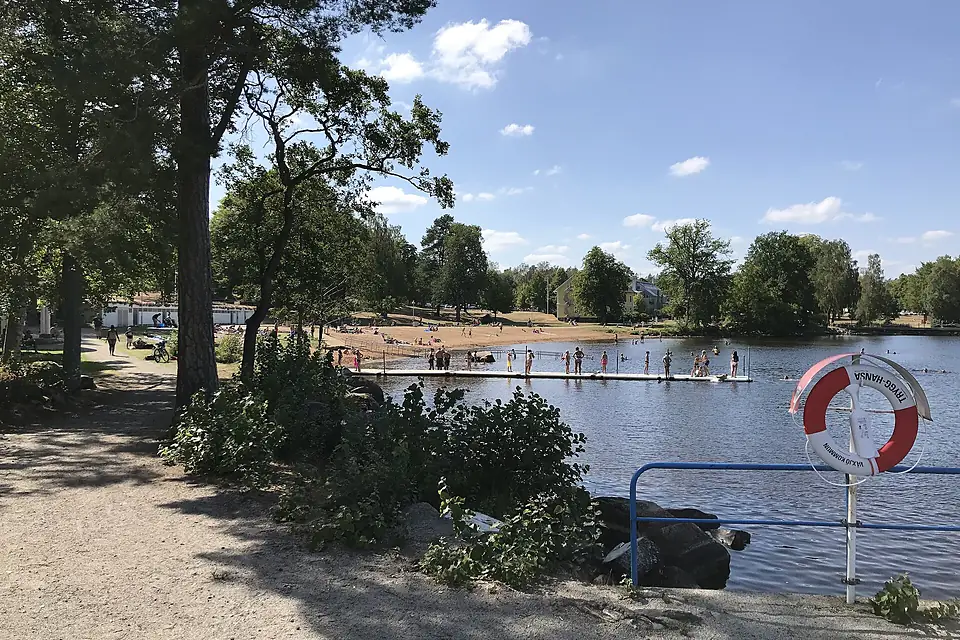 Beach Evedal Helgasjön Växjö 1