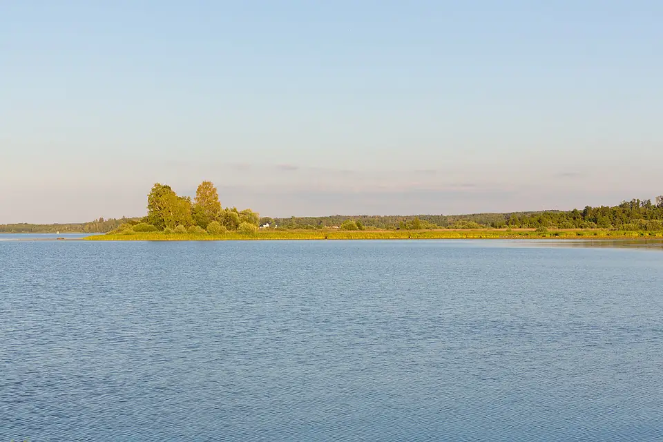 Landscape at the shore of Hjälmaren, Örebro