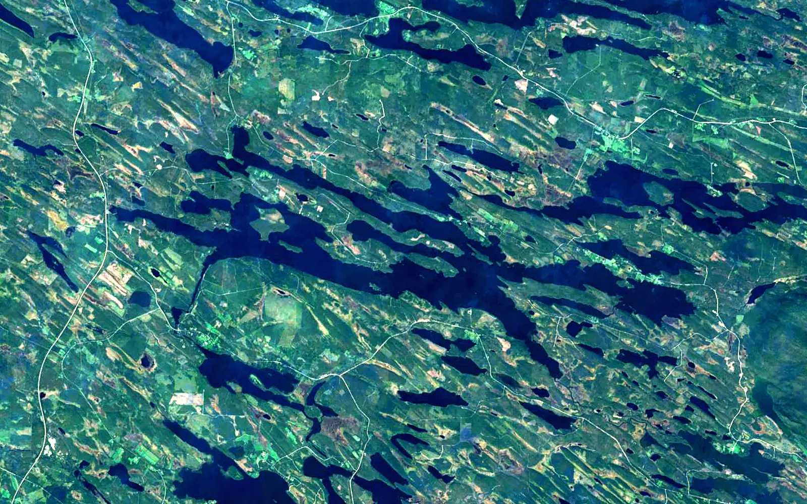Iijärvi seen from space (Sentinel-2)
