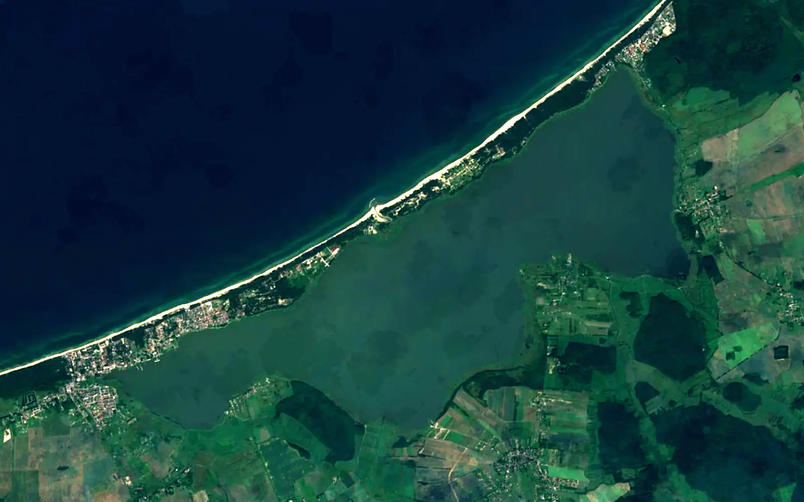 Jamno seen from space (Sentinel-2)