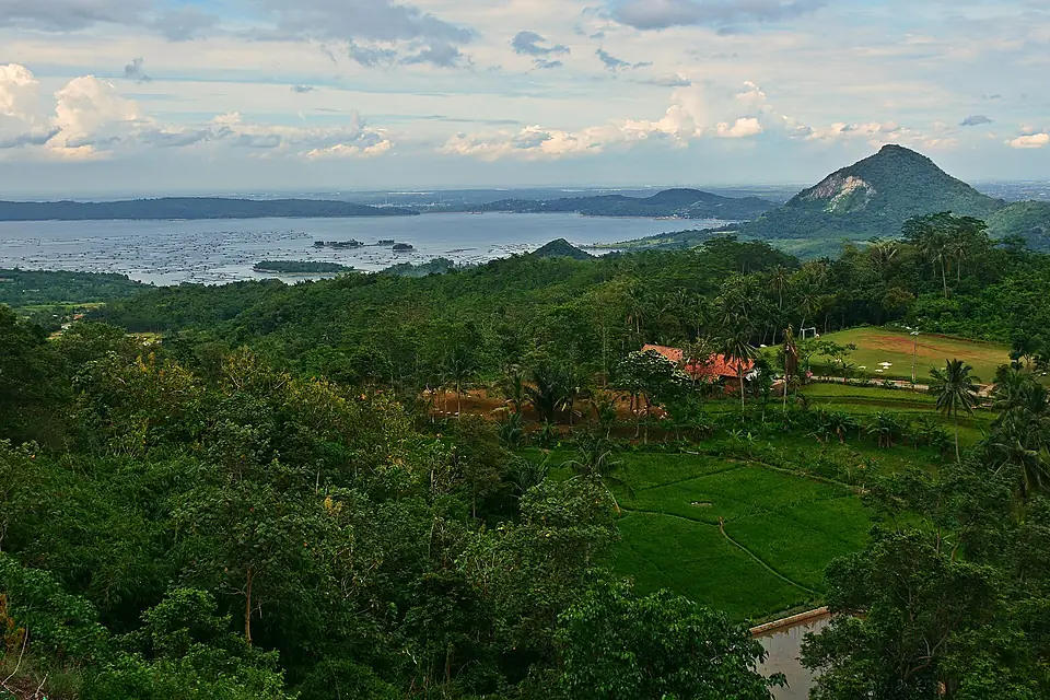 Jati Luhur Viewed fom Parang Mountain