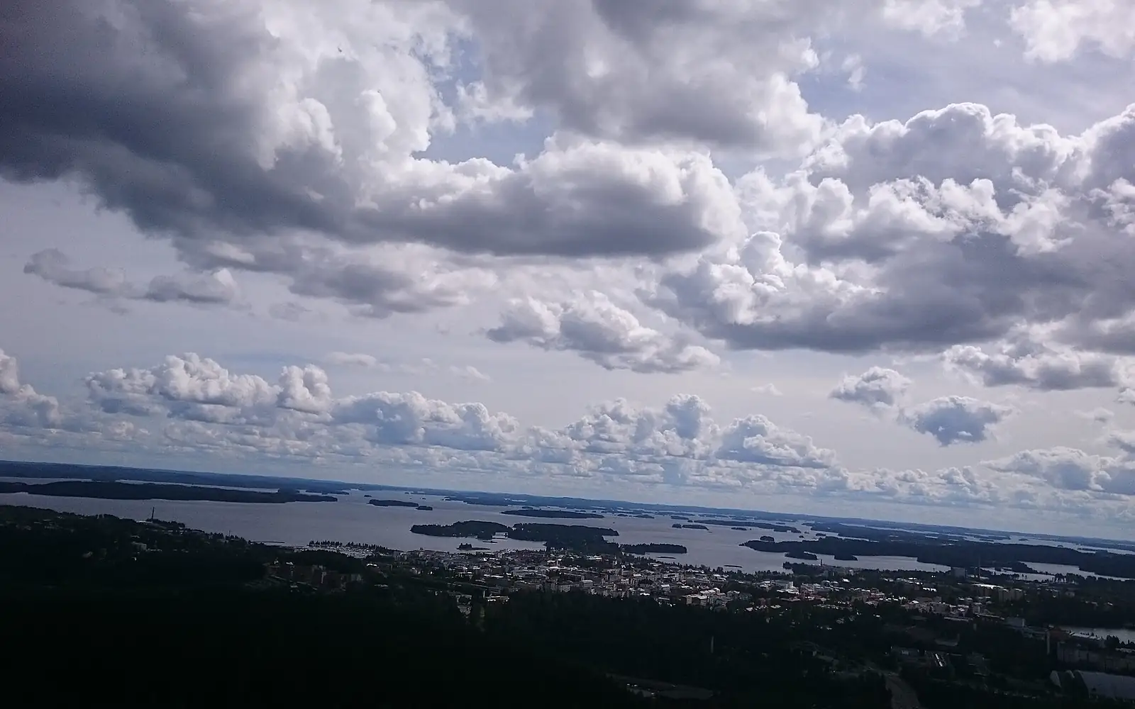 Kuopio skyview Kallavesi