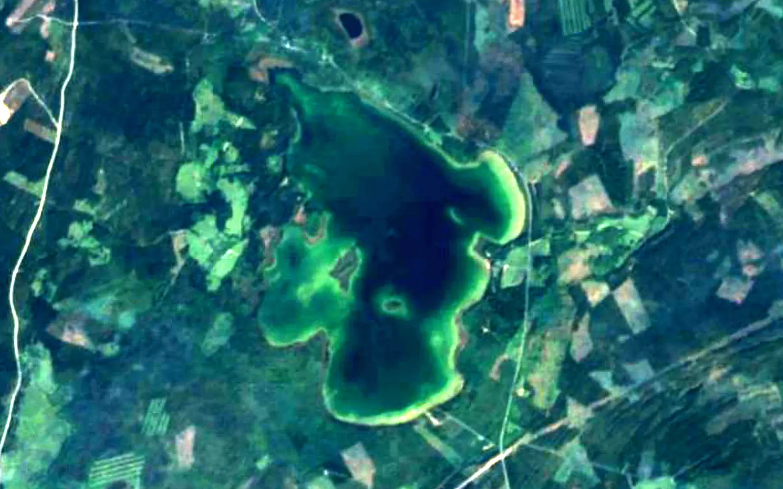 Karujärv seen from space (Sentinel-2)