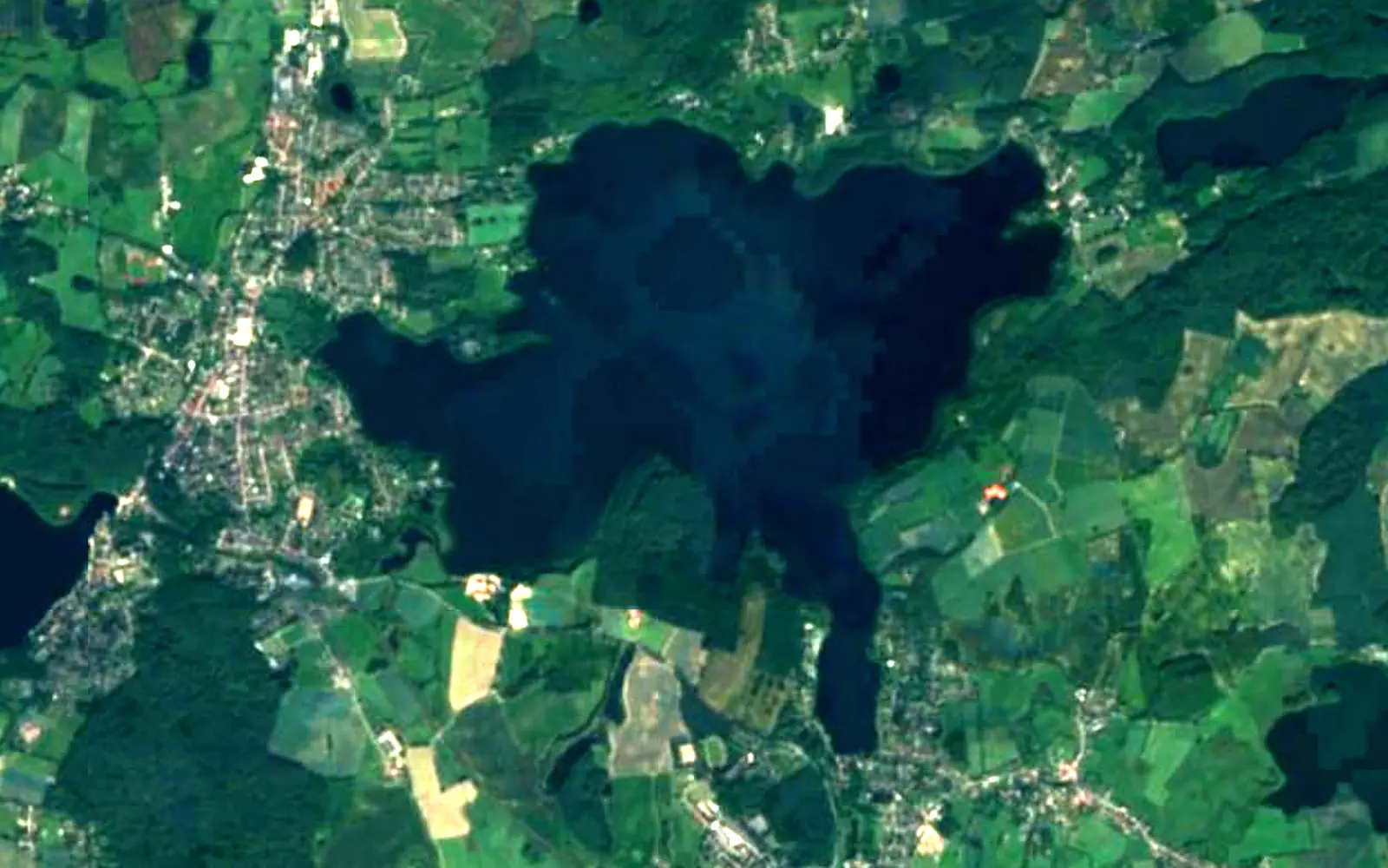 Kellersee seen from space (Sentinel-2)