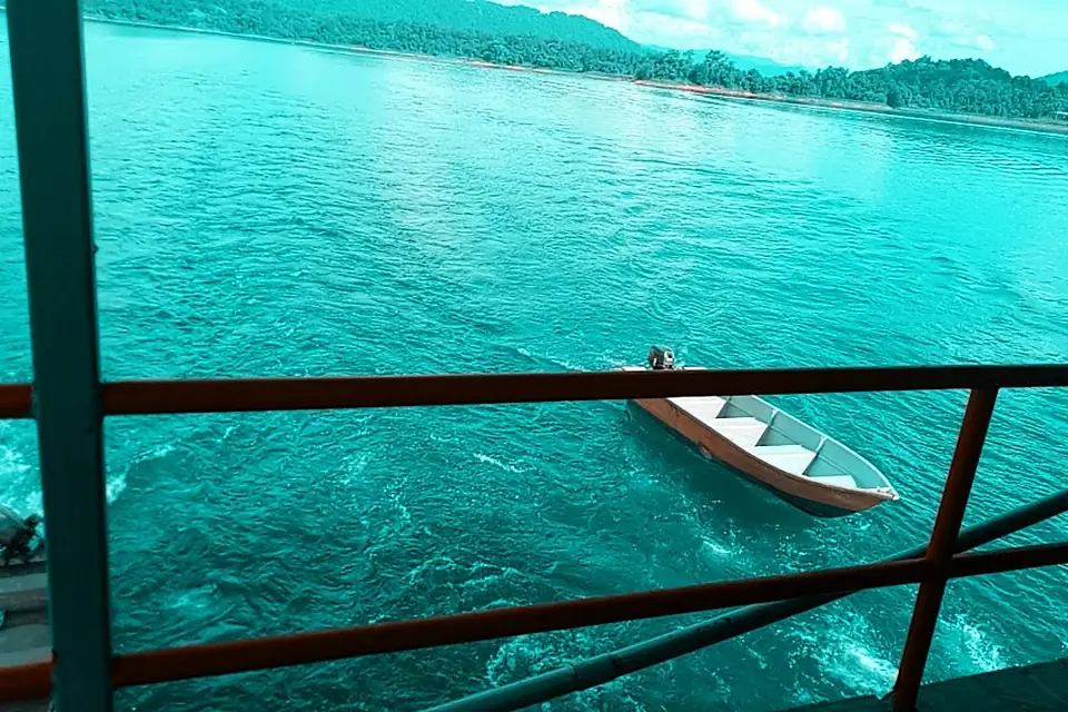 Lake Kenyir, on the Houseboat