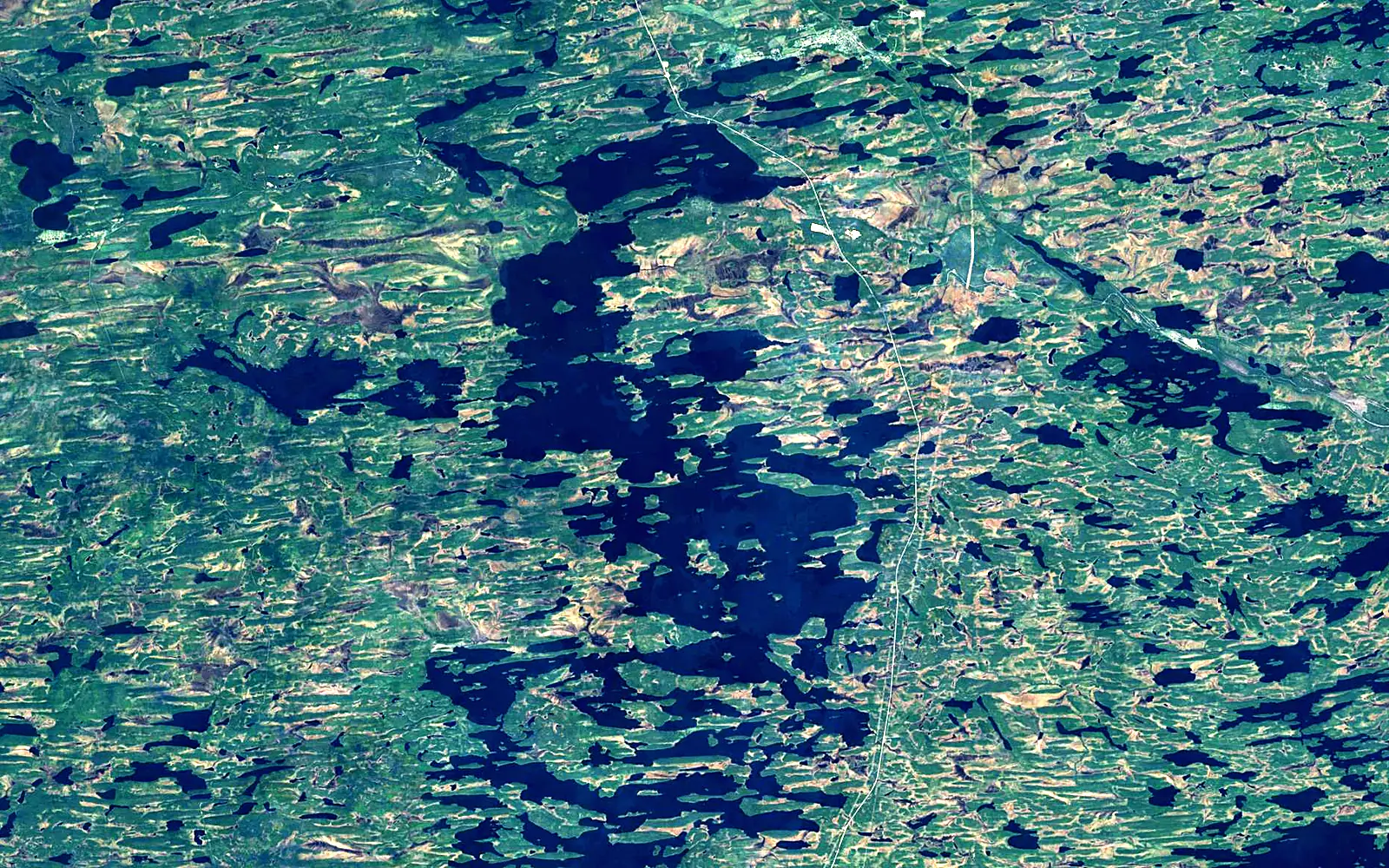 Keret seen from space (Sentinel-2)