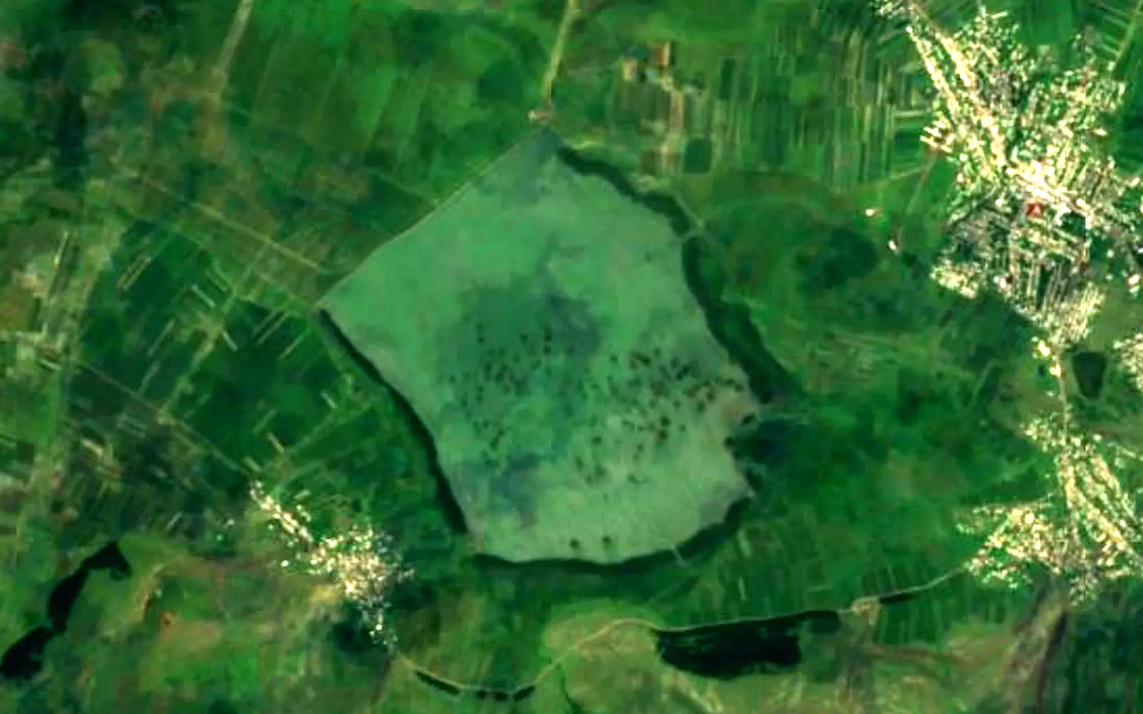 Khanchali Lake seen from space (Sentinel-2)