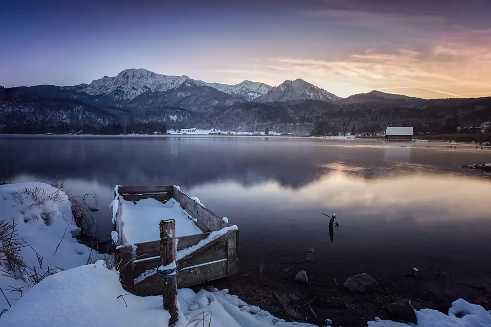 Abendstimmung Kochelsee Evening Lake Kochel (143395955)