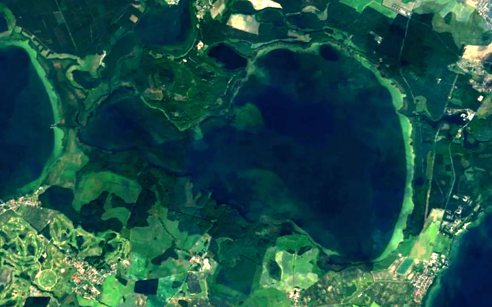 Kölpinsee seen from space (Sentinel-2)