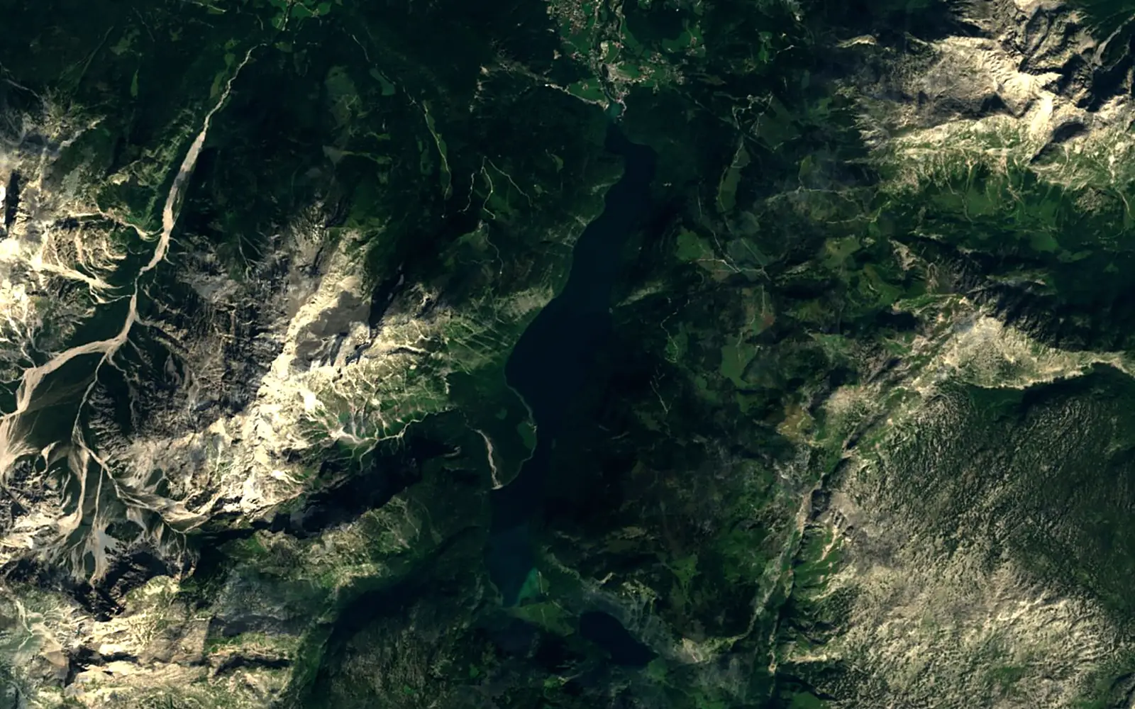 Königssee seen from space (Sentinel-2)