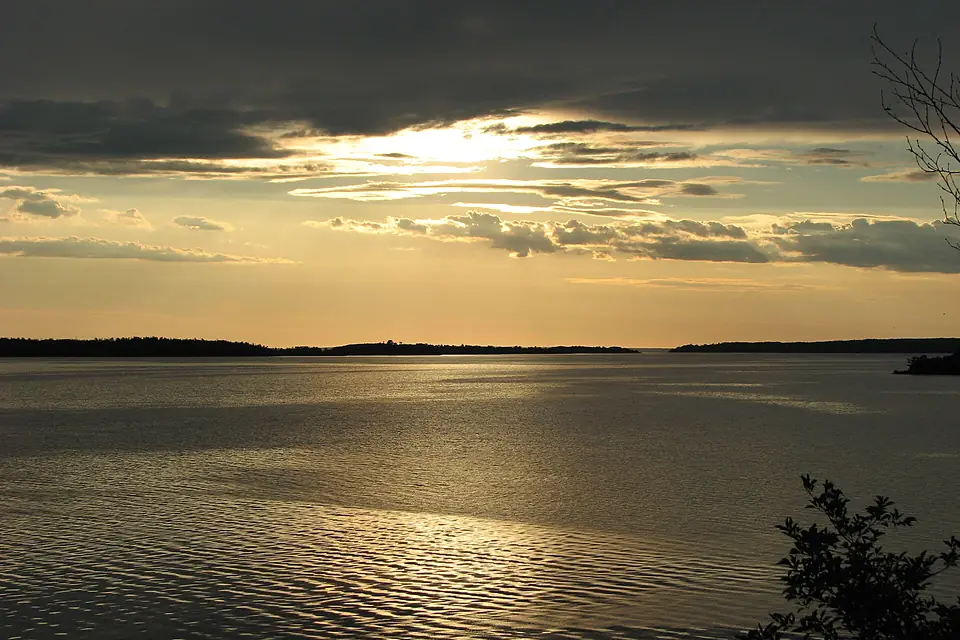 Sunset at Lac La Biche