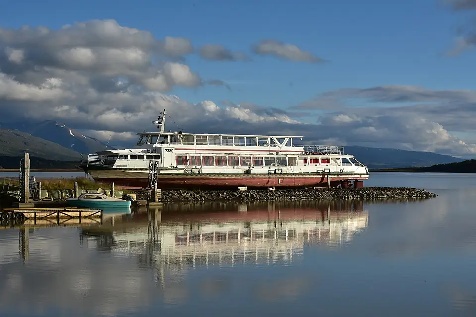 Egilsstadir Ferry Boat on Land (37995206685)