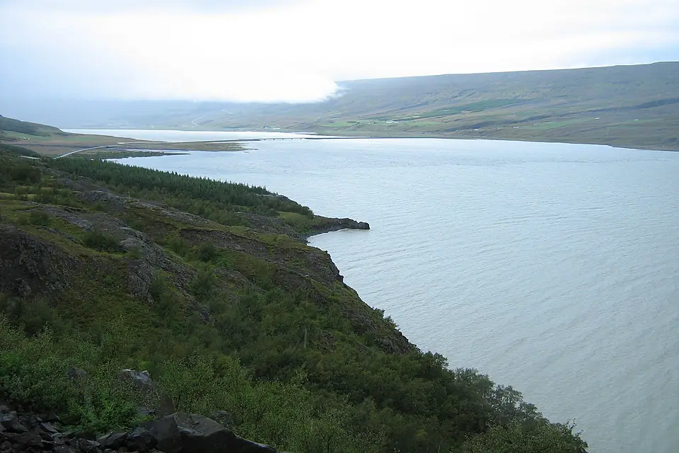 Iceland Egilsstadir Lagarfljot Lake