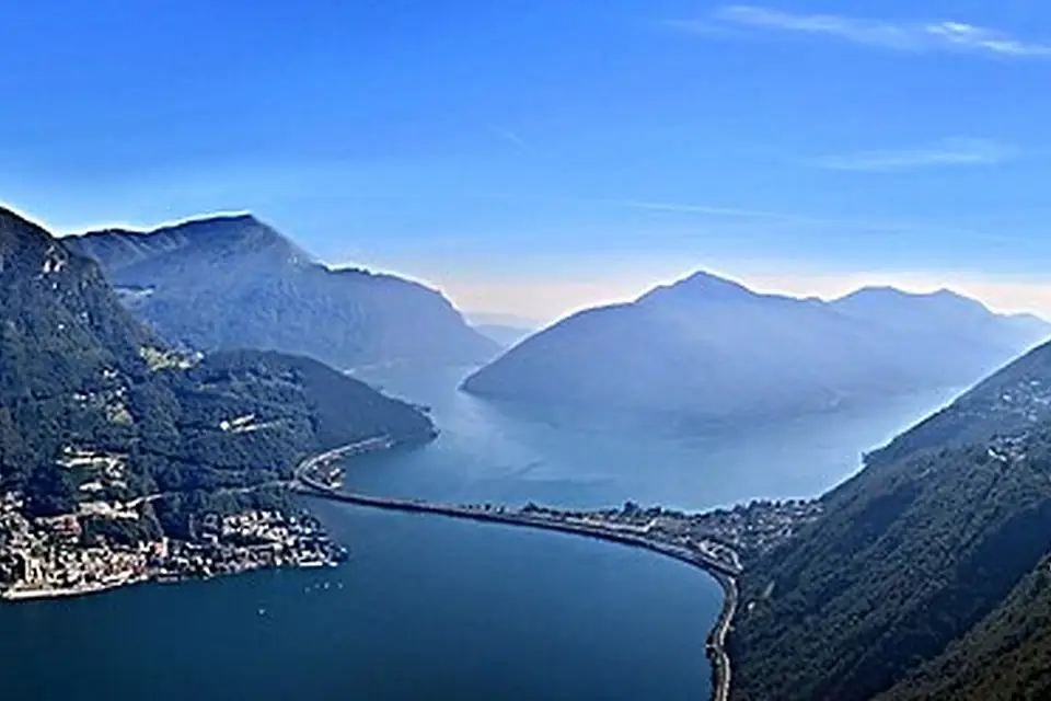 Aussichtsturm Monte San Salvatore 360 Panorama