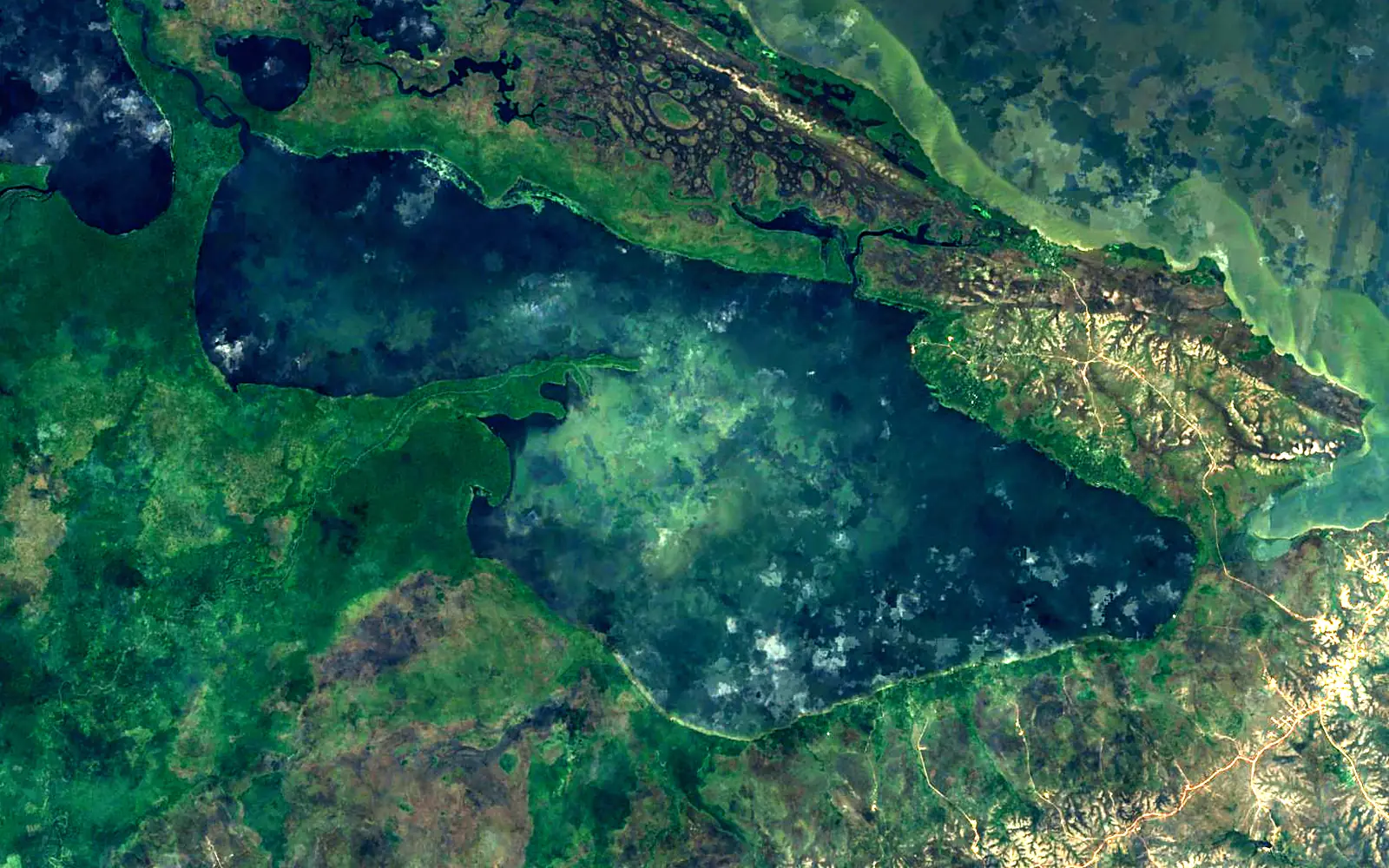 Laguna de Tansin seen from space (Sentinel-2)