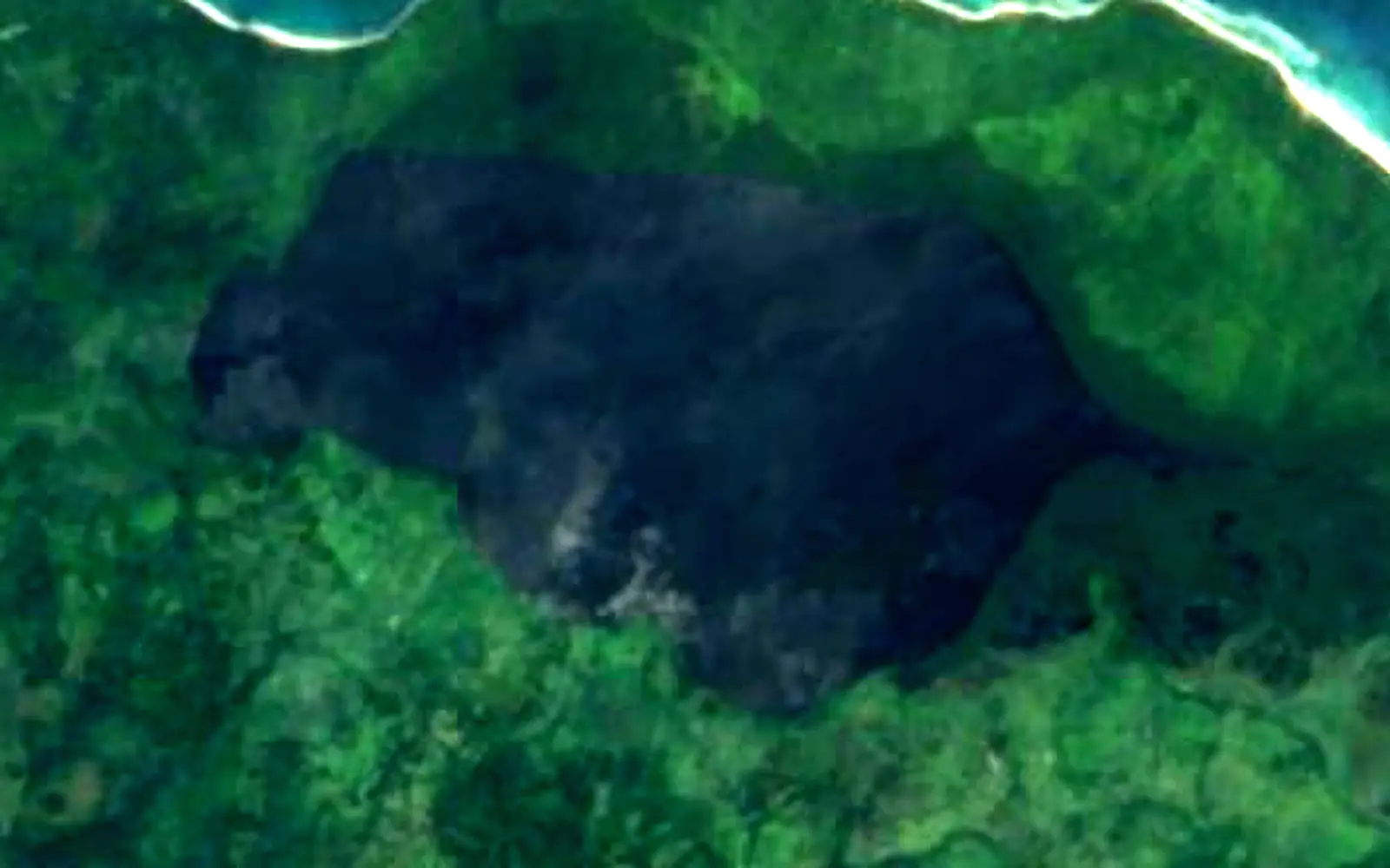 Laguna Redonda seen from space (Sentinel-2)