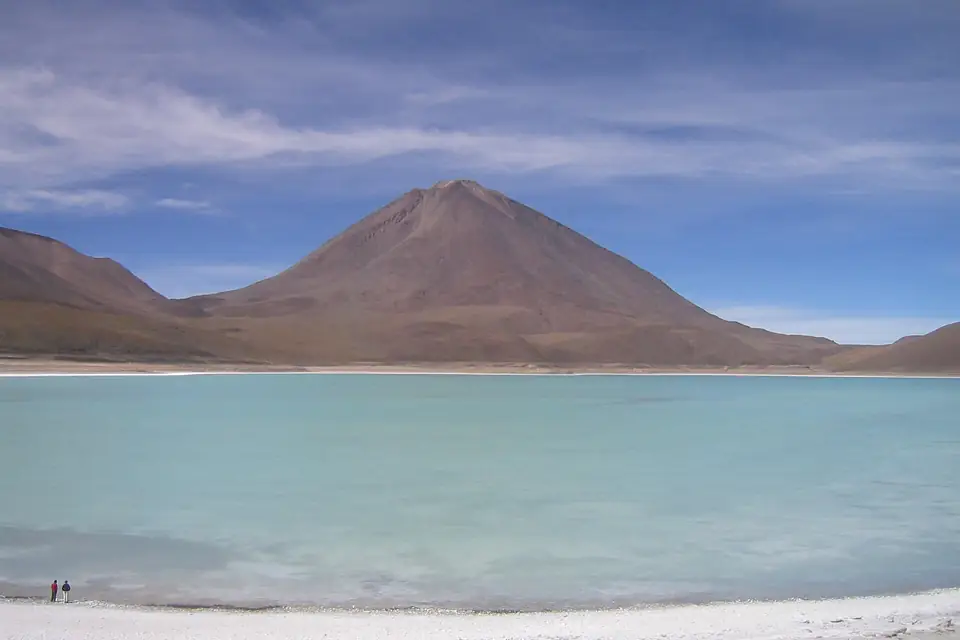 Green lagoon Potosí Bolivia