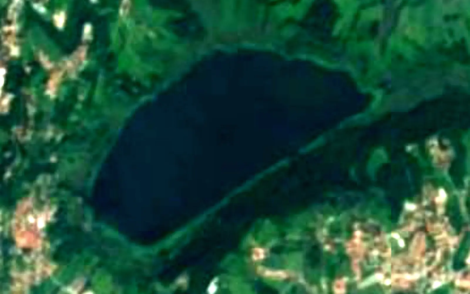 Lake Alserio seen from space (Sentinel-2)