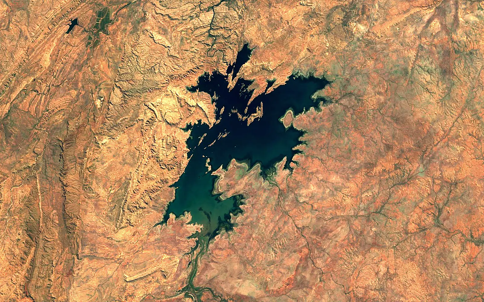 Lake Argyle seen from space (Sentinel-2)