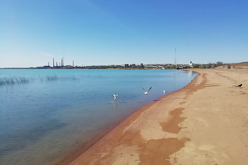 Balkhash lake, september 2020