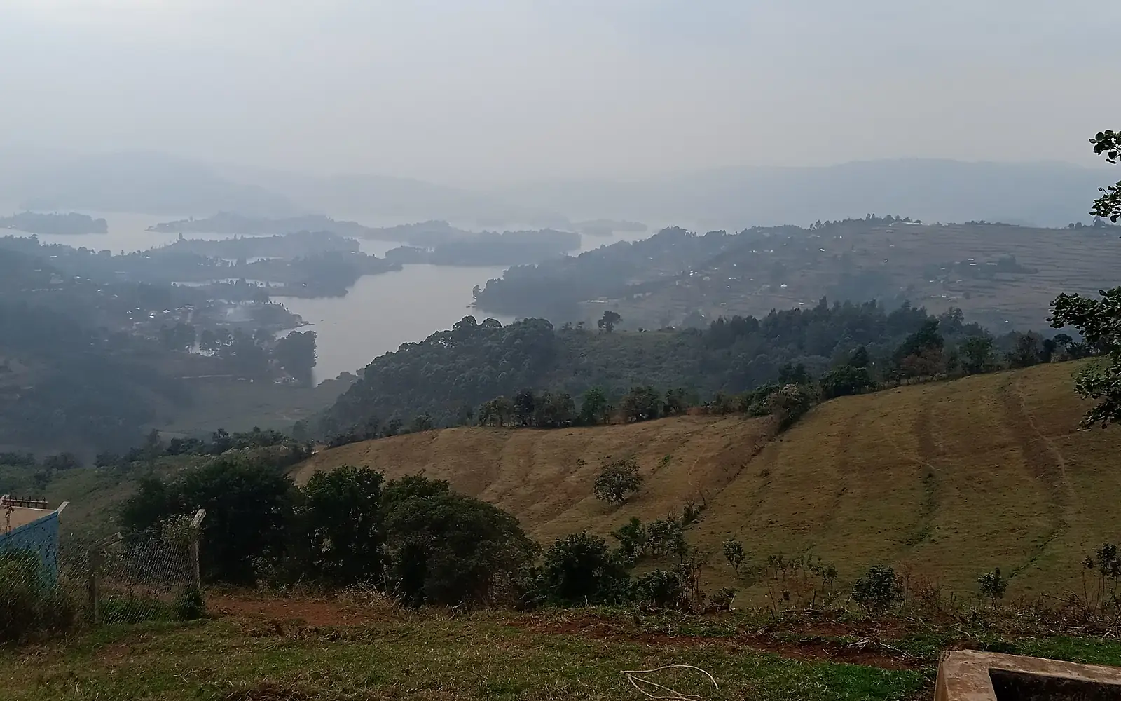 A view of Lake Bunyonyi