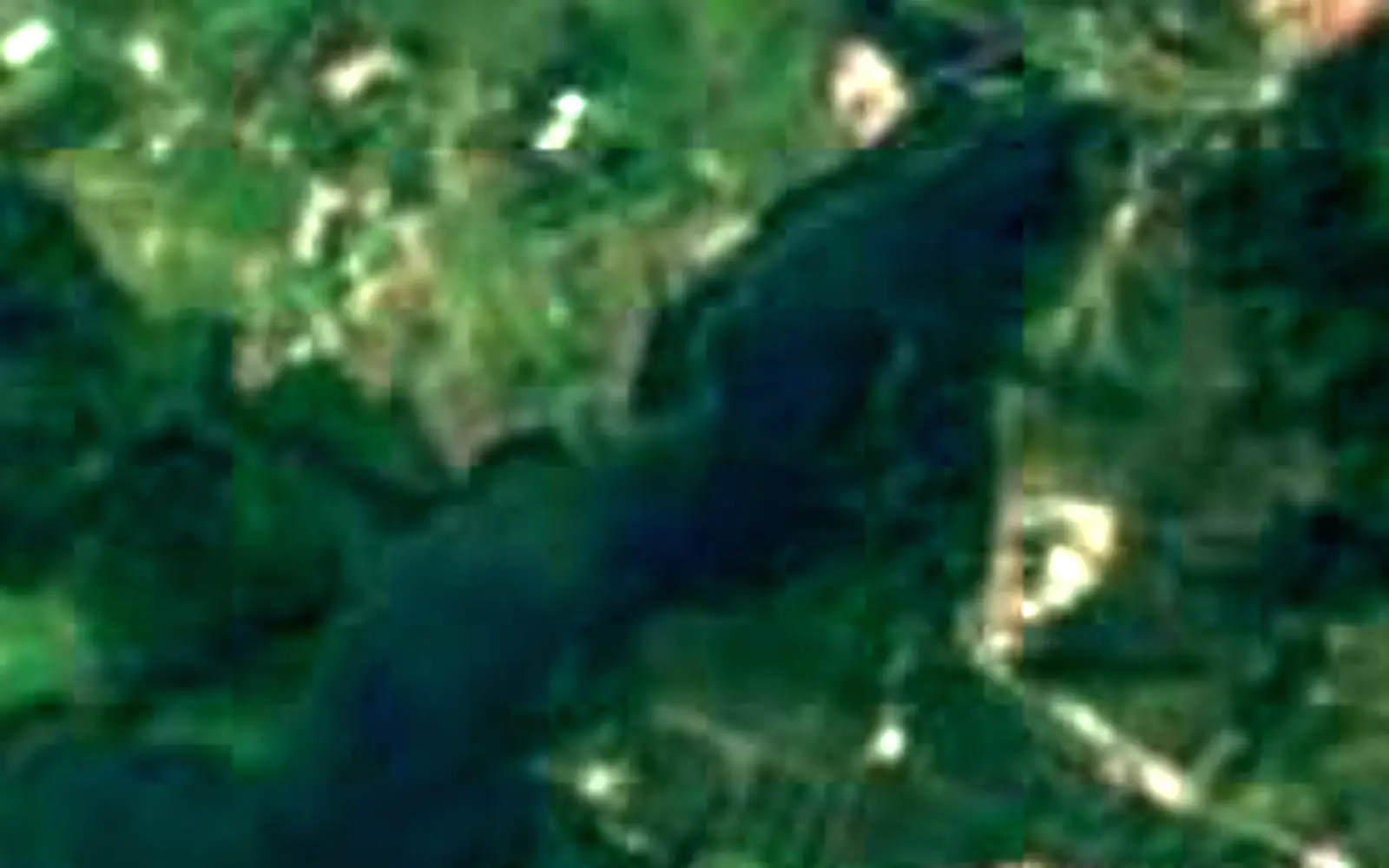 Lake Cachí seen from space (Sentinel-2)