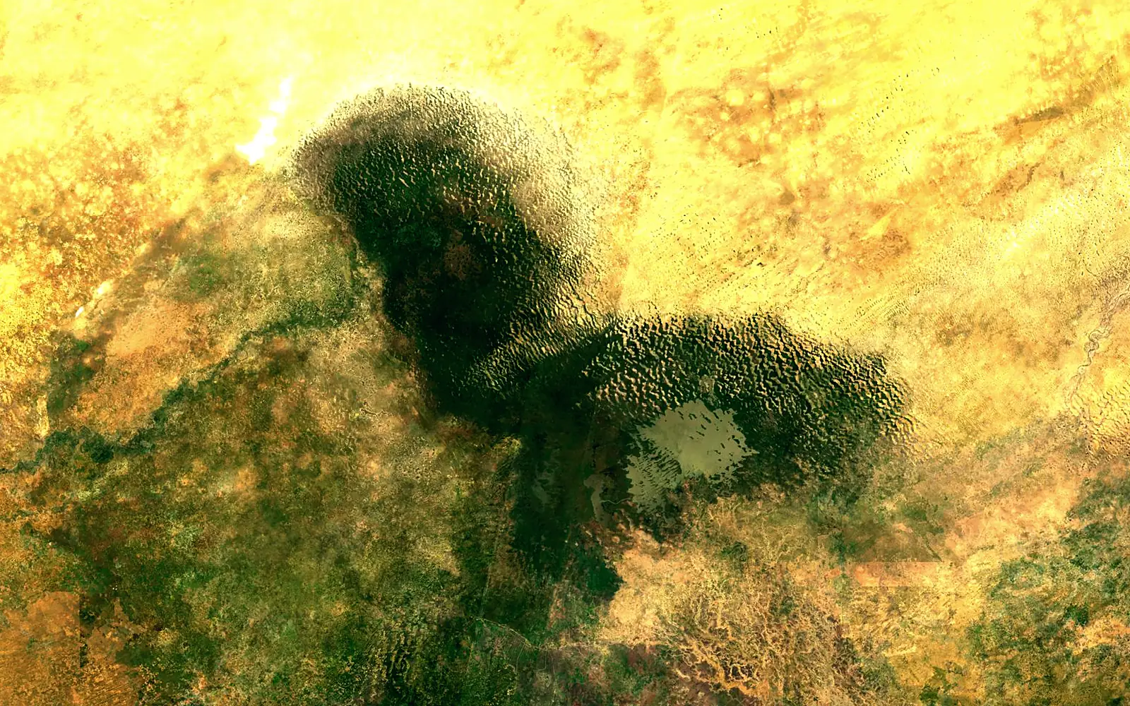 Lake Chad seen from space (Sentinel-2)