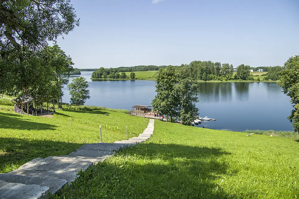 Drīdzis-laivu piestātne. Lake Dridzis - panoramio